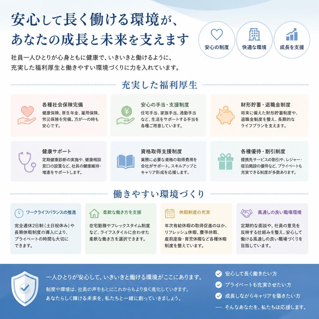 5. 福利厚生・働く環境