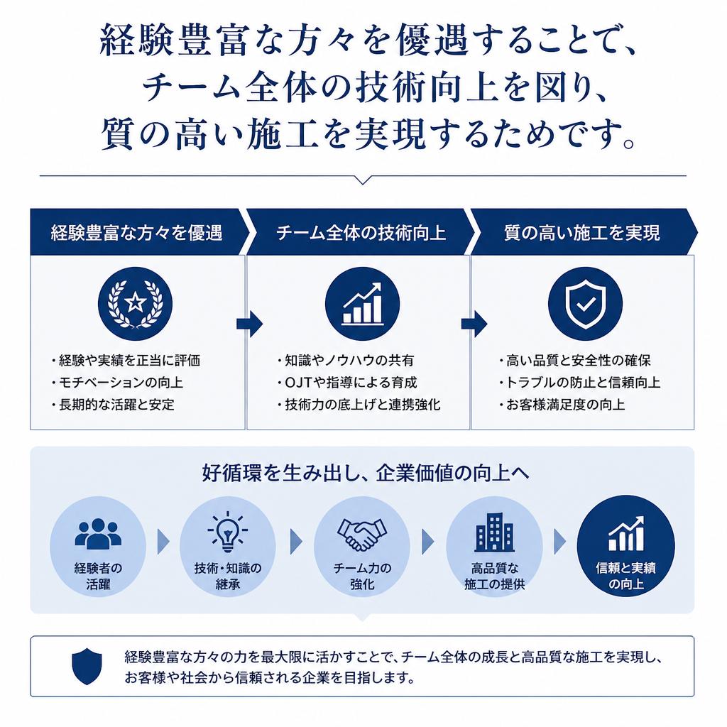 経験者優遇の理由