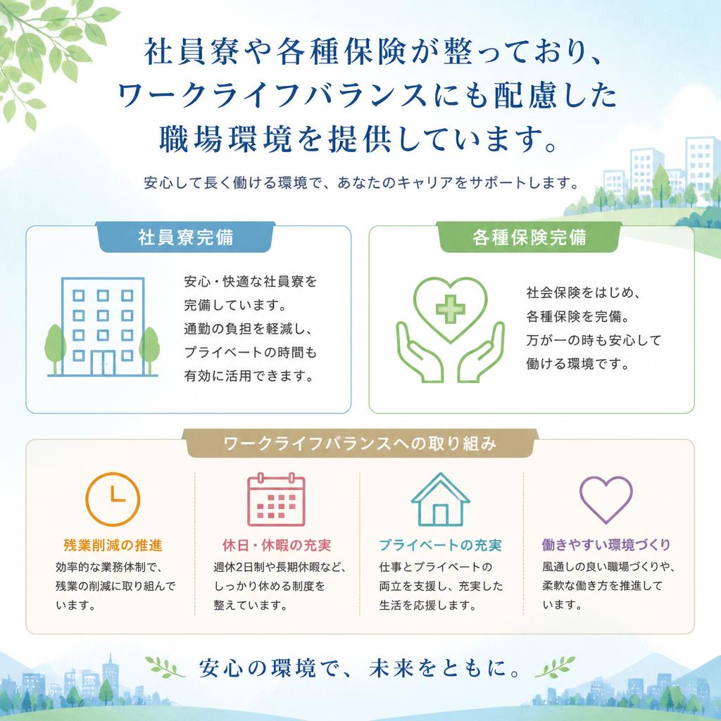 安心して働ける環境
