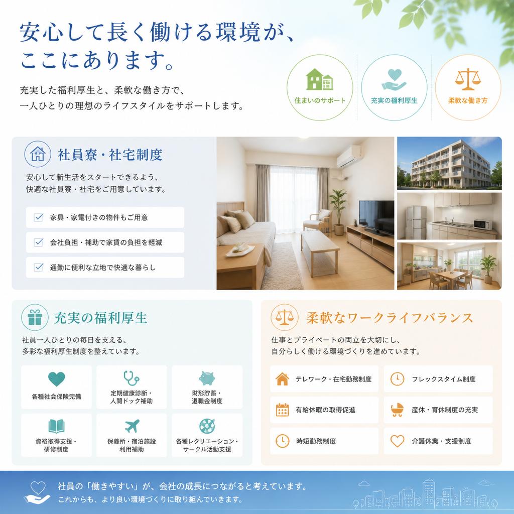 働きやすい環境