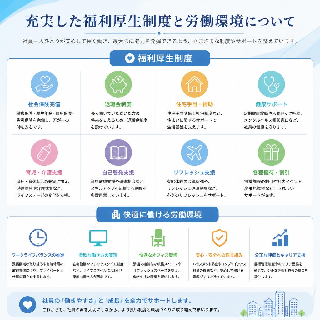 4. 福利厚生と働きやすさ