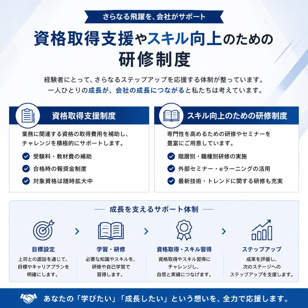 スキルアップ支援