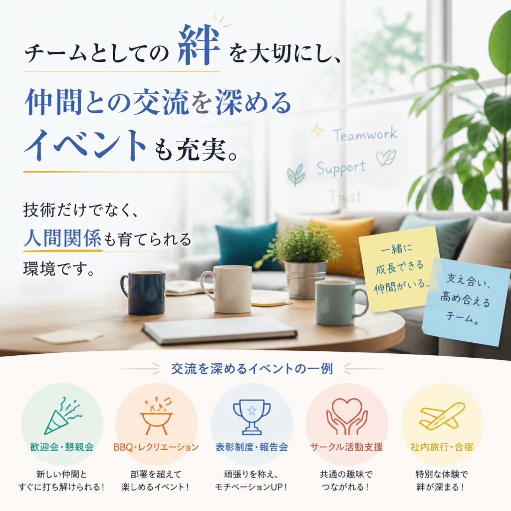 チームワークを大切に