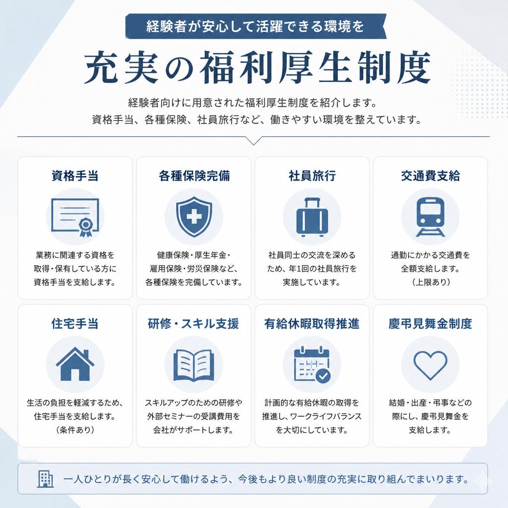 2. 充実した福利厚生