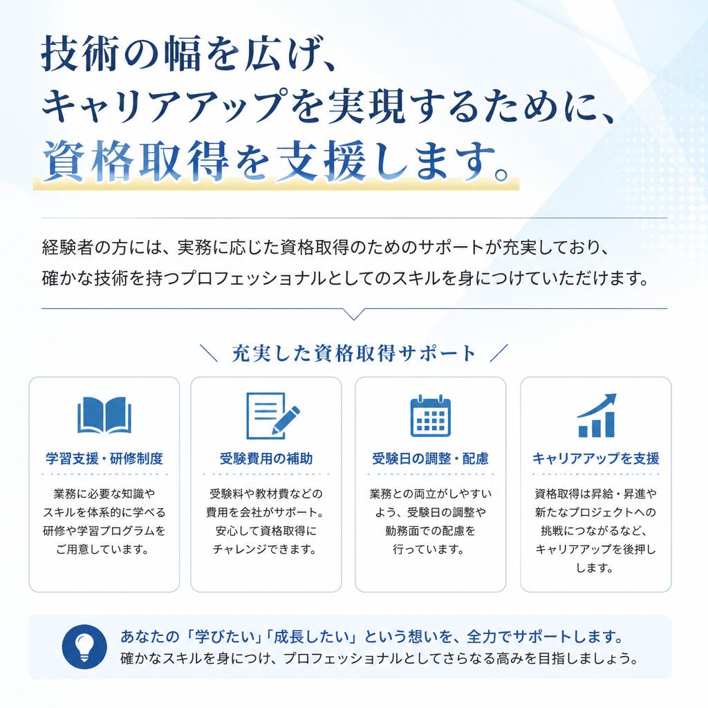資格取得支援制度
