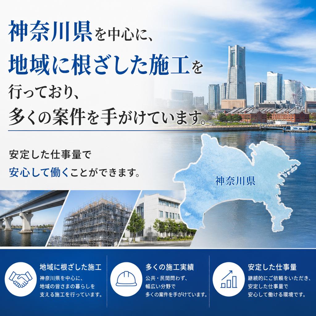 地域密着の安定した仕事