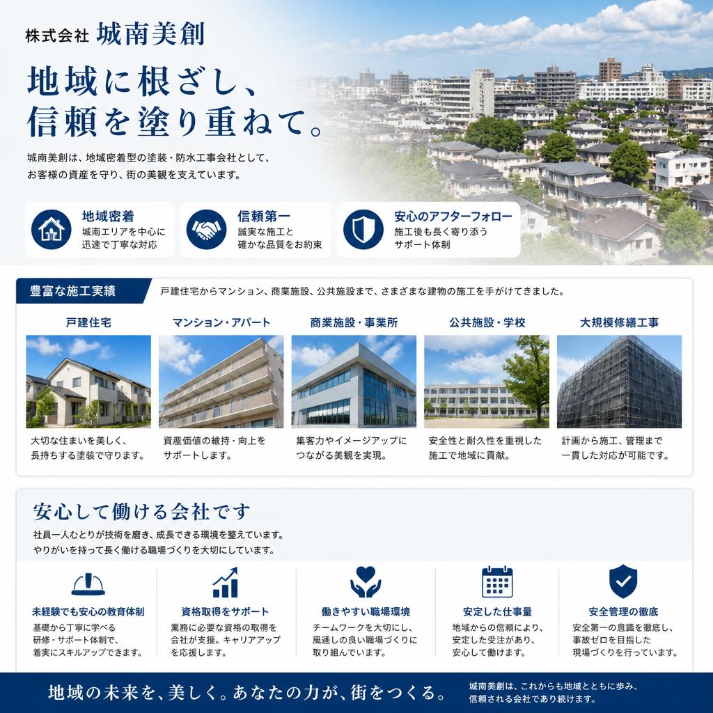 地域に根ざした信頼の実績