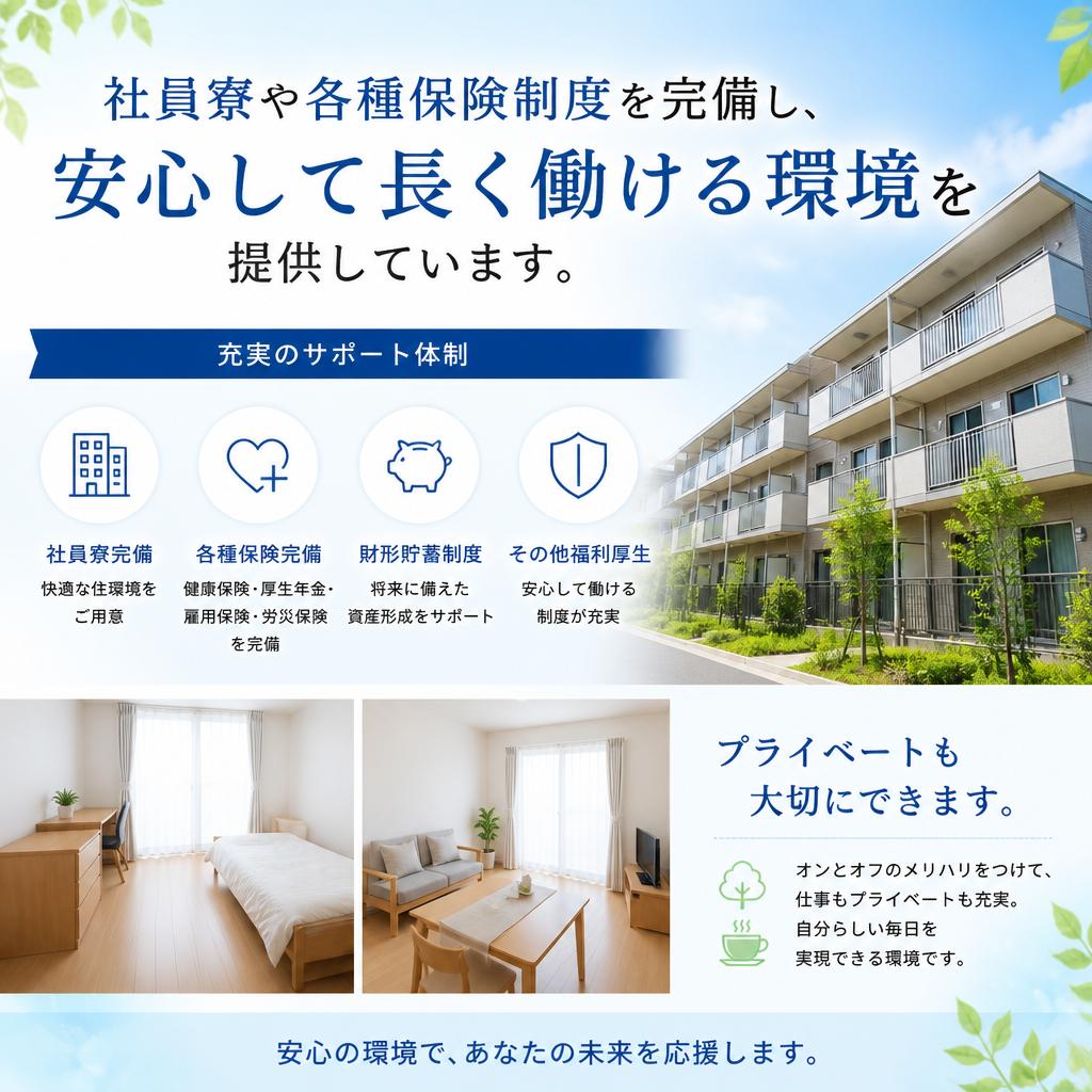 充実した福利厚生