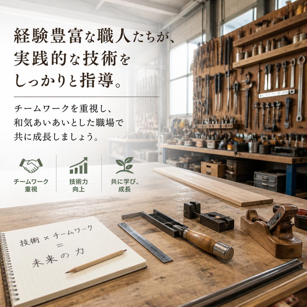 先輩職人からのアドバイス
