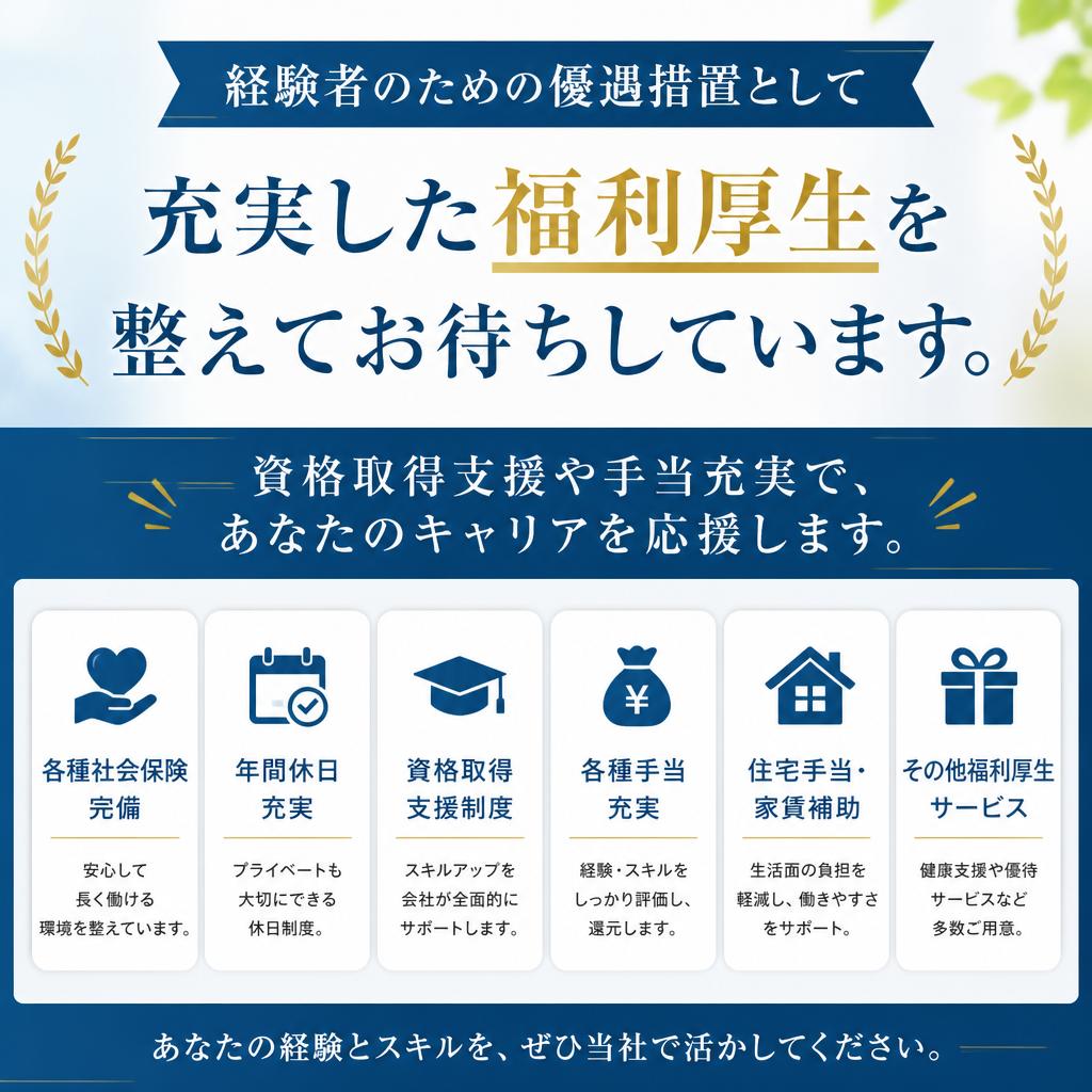 充実した福利厚生