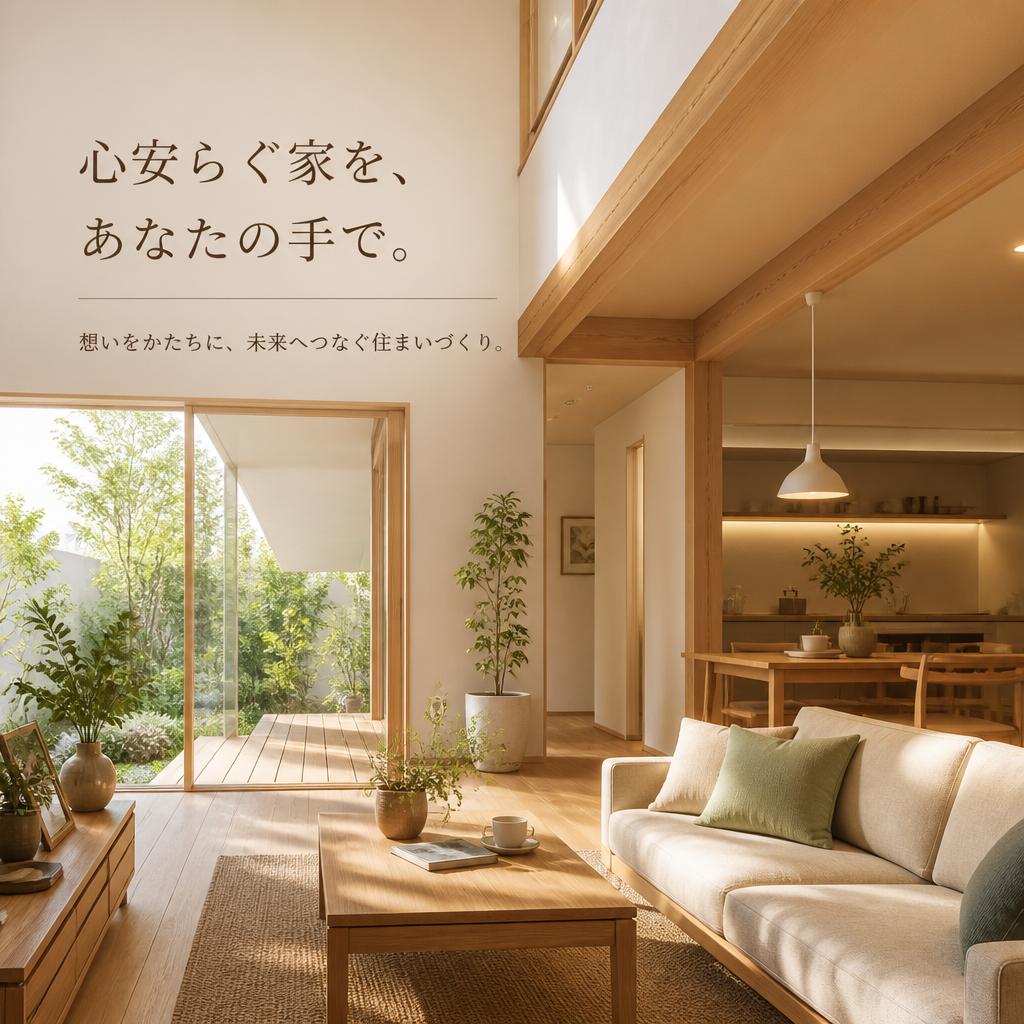 心安らぐ家を、あなたの手で。