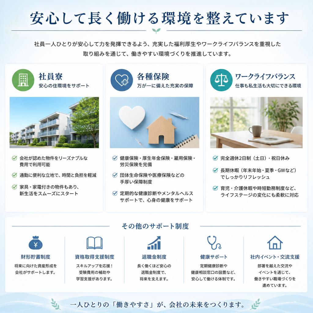 福利厚生と生活支援