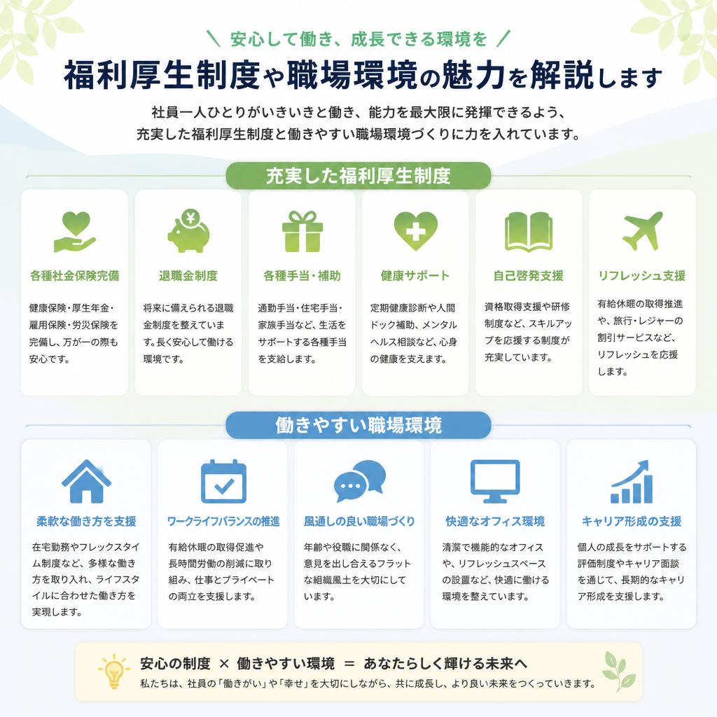 働きやすい環境