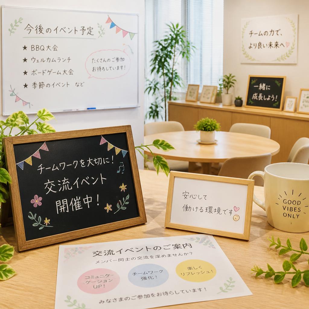 仲間を大切にするチーム環境