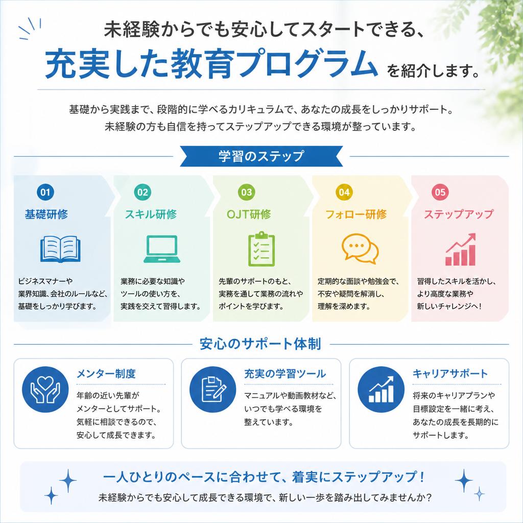 私たちの教育体制