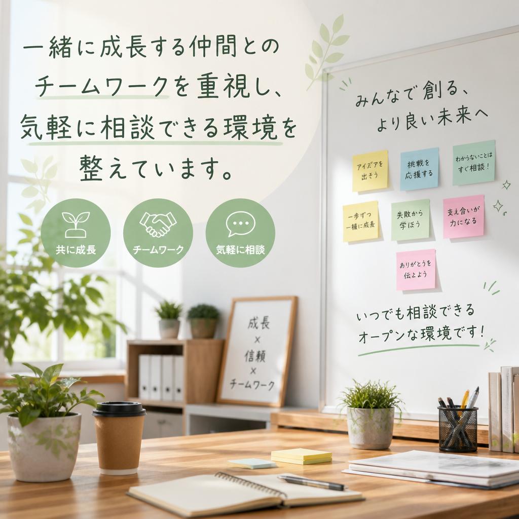 チームワークを大切に