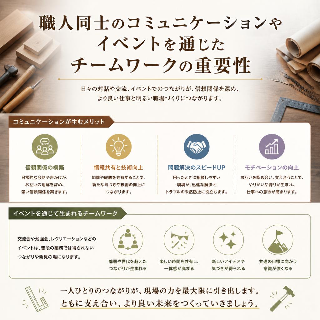 職場の雰囲気とチームワーク