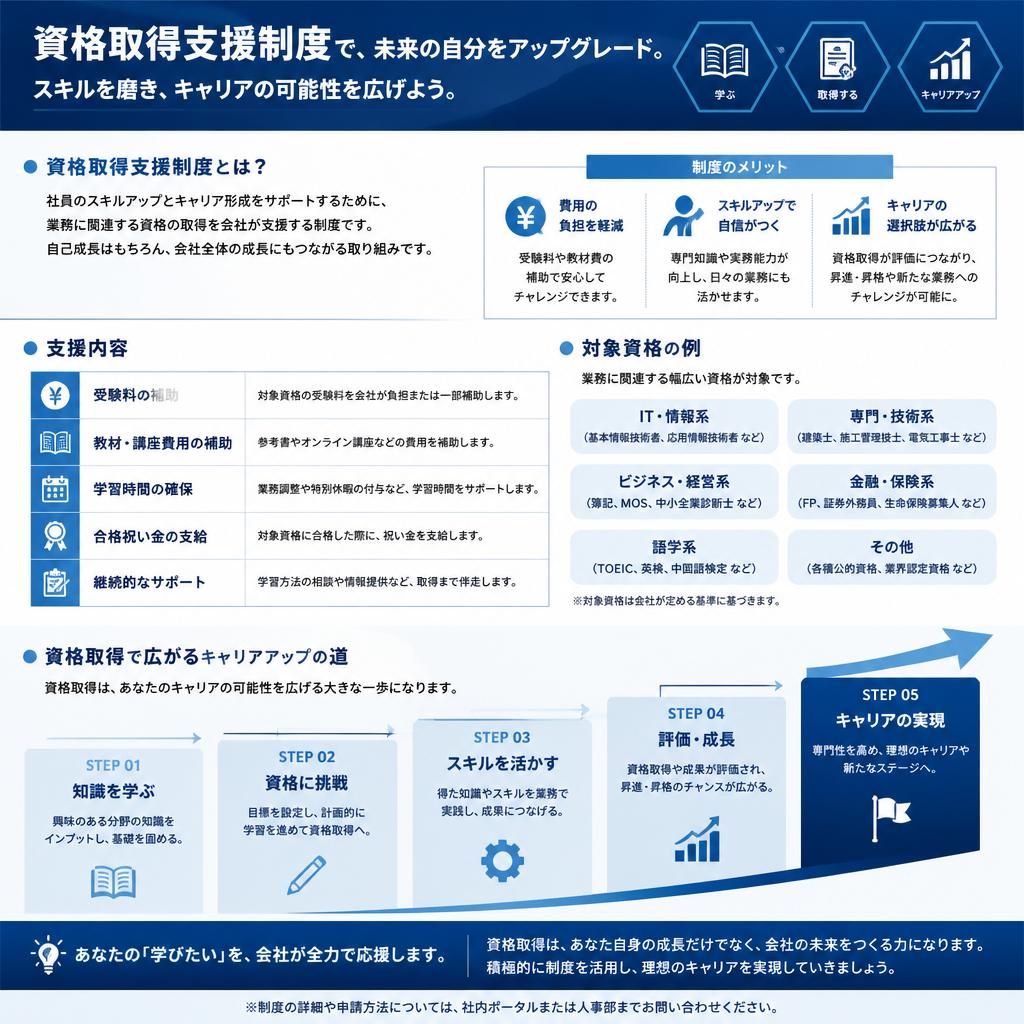 5. 資格取得支援制度の充実