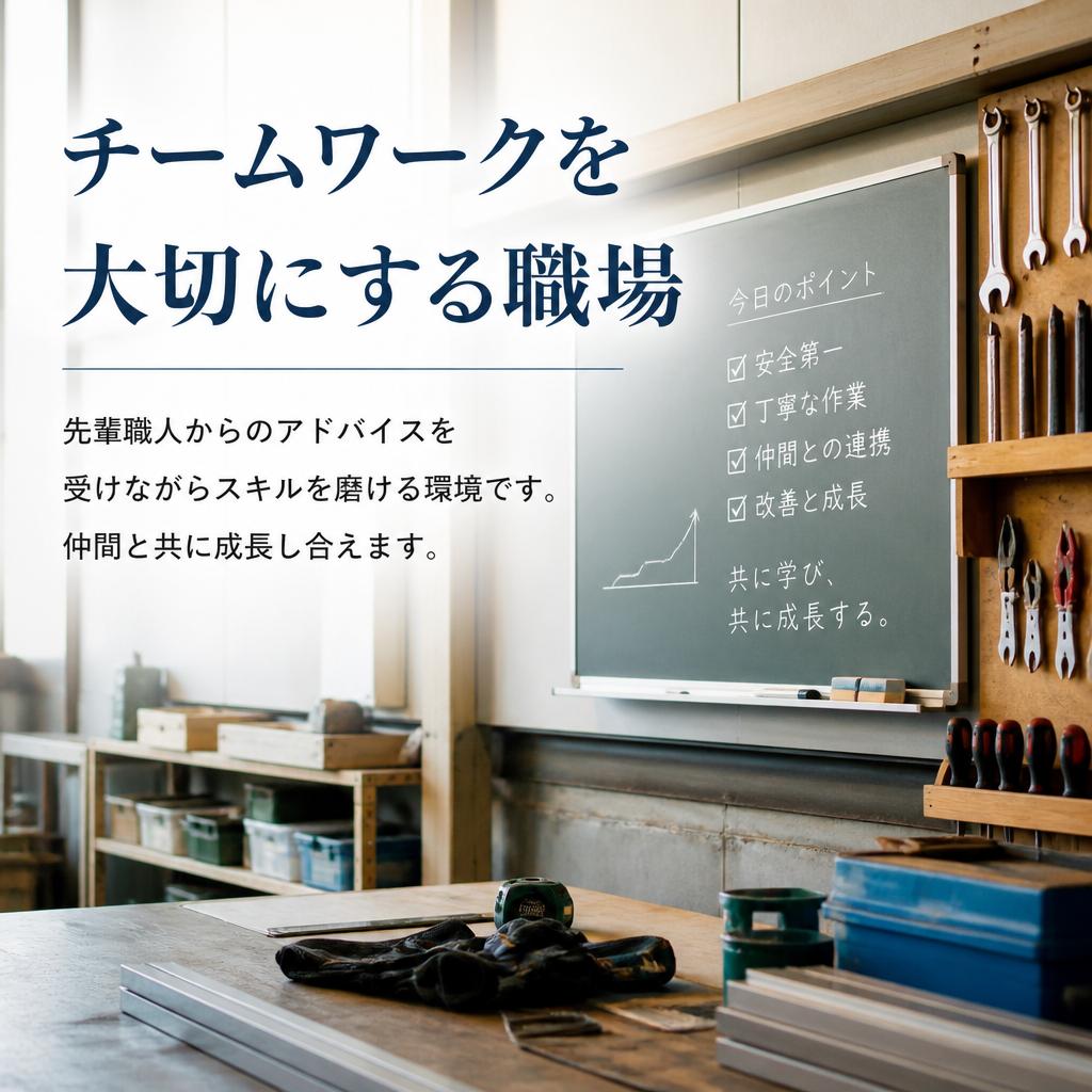 4. チームワークを重視した職場環境