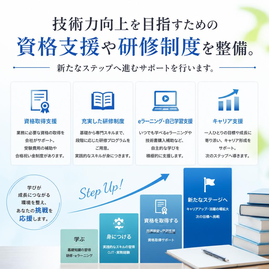 キャリアアップの支援制度