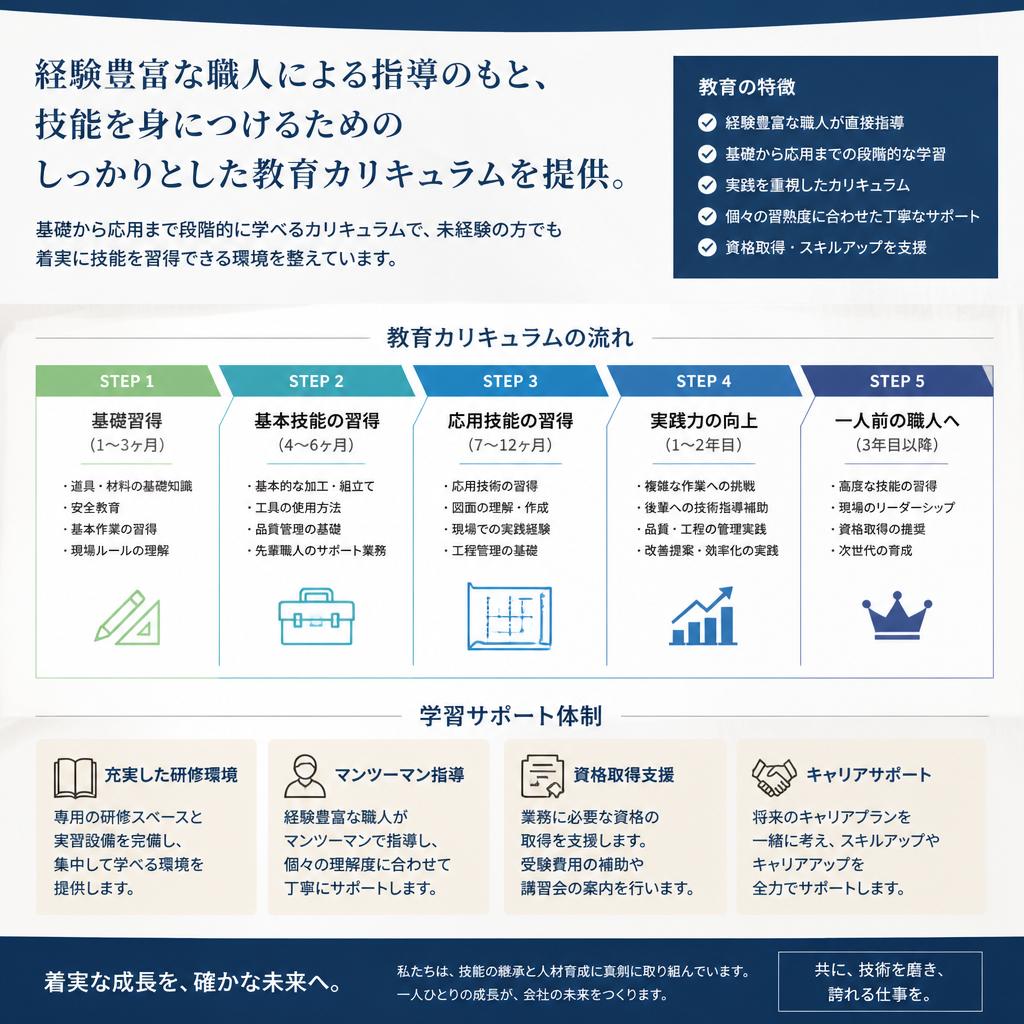 2. 充実した教育体制
