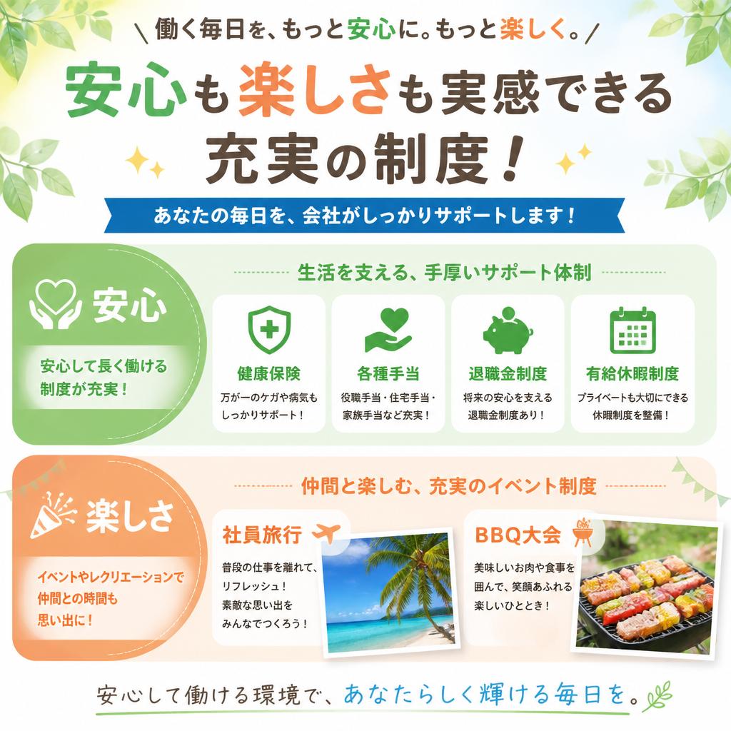 4. 多様な福利厚生制度