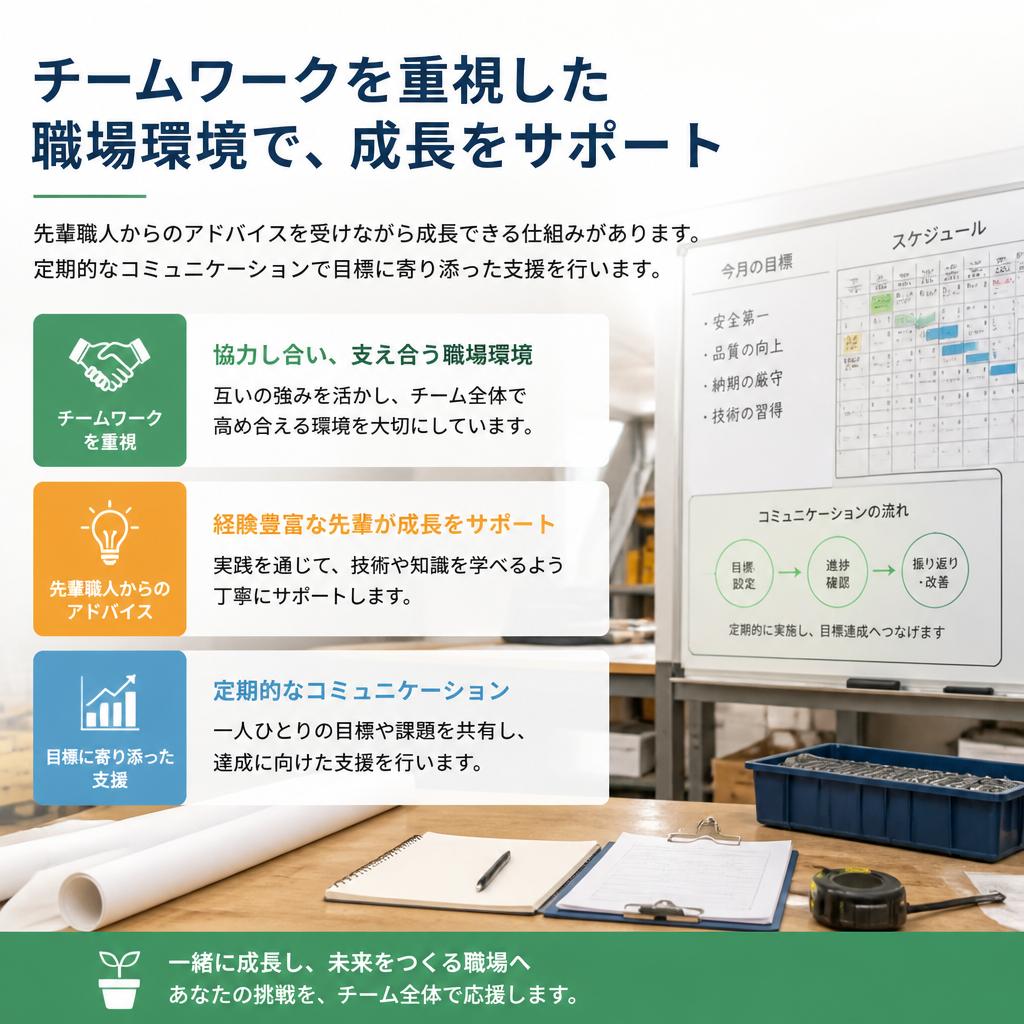 挑戦する仲間をサポート